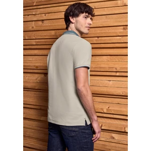 Kép 3/6 - Póló - structured polo w. colour tipp 2505
