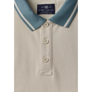 Kép 6/6 - Póló - structured polo w. colour tipp 2505