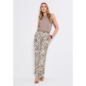 Kép 4/6 - Nadrág - Wide leg Crepe Viscose AOP HW 2506