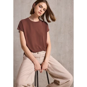 Kép 4/6 - Póló - silk look basic shirt 2506