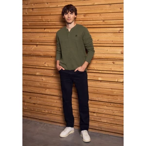 Kép 4/6 - Póló - NOS winterslub Henley 2508