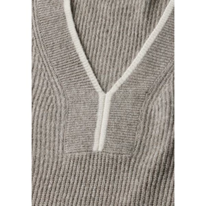 Kép 6/6 - Pulóver - v-neck Kardigáner halfcardigan 2412