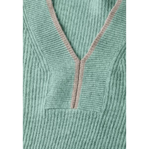 Kép 6/6 - Pulóver - v-neck Kardigáner halfcardigan 2412