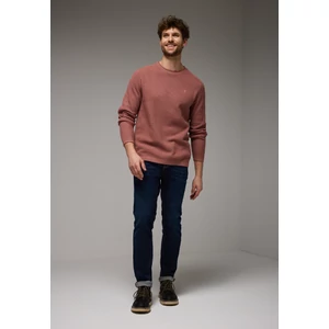 Kép 4/6 - Pulóver - Crewneck pullover with fine st 2412