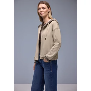 Kép 1/6 - Ing - silk look hoody jacket w.print 2601