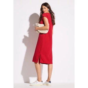 Kép 3/6 - Ruha - sleevless Rib Dress_solid 2504