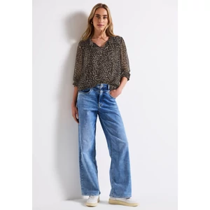 Kép 4/7 - Blúz - Chiffon blouse w frill details 2505