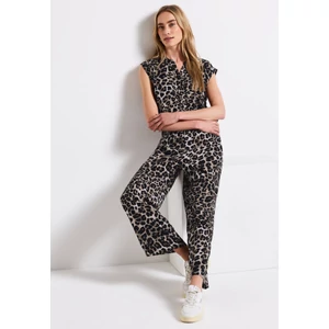 Kép 4/6 - Nadrág - Jumpsuit Leo-AOP Viscose 2505