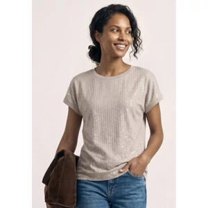 Kép 1/5 - Ing - knit look shirt w.transparent - 2605