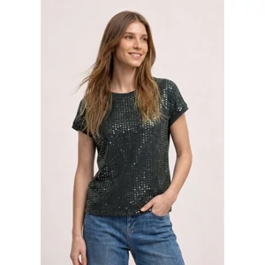 Kép 3/5 - Ing - knit look shirt w.transparent - 2605