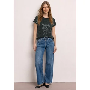 Kép 1/5 - Ing - knit look shirt w.transparent - 2605