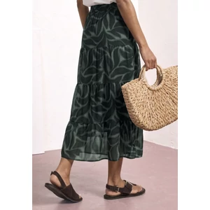 Kép 2/5 - Szoknya - Maxi Volant Chiffon skirt_AOP - 2605