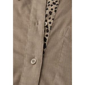 Kép 6/6 - OTLT Blúz - LTD QR Corduroy blouse w pipin 2510 WS02
