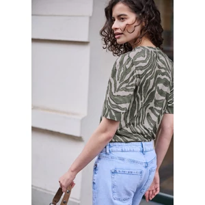 Kép 2/6 - Póló - printed jersey shirt w.puff sl - 2609