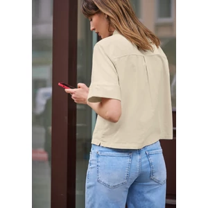 Kép 2/7 - Blúz-Ing - Blúz-Ing - Corduroy blouse w horn optic b 2603 - 0326