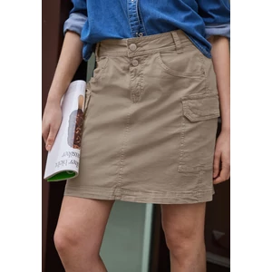 Kép 1/7 - Szoknya - Szoknya - Cargo five pocket skirt_solid 2603 - 0326