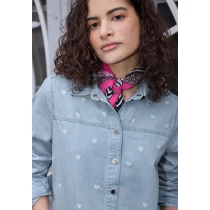 Kép 4/6 - Blúz-Ing - Studio Style Blouse,light blue 2602