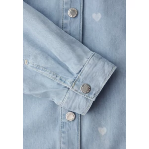 Kép 6/6 - Blúz-Ing - Studio Style Blouse,light blue 2602