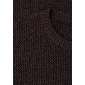 Kép 5/6 - Pulóver - roundneck sweater mesh structu - 2604