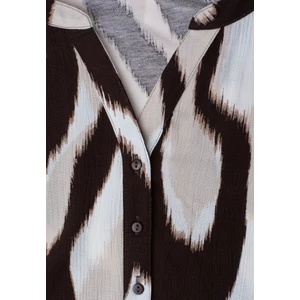 Kép 5/6 - Ing - printed mat-mix shirt w.button - 2604