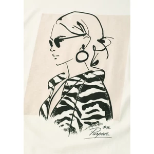 Kép 5/7 - Ing - lady print shirt - 2604