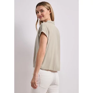 Kép 2/6 - Blúz - Buttoned blouse w bowling coll - 2604