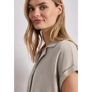 Kép 6/6 - Blúz - Buttoned blouse w bowling coll - 2604