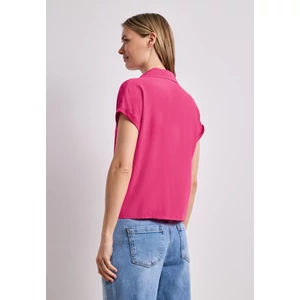 Kép 2/5 - Blúz - Buttoned blouse w bowling coll - 2604