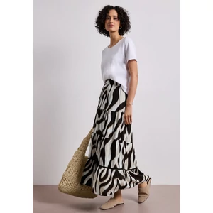 Kép 3/6 - Szoknya - Maxi Musselin Paperbag_print - 2604