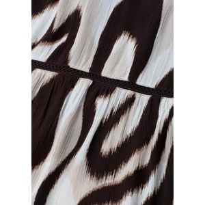 Kép 5/6 - Szoknya - Maxi Musselin Paperbag_print - 2604