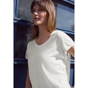 Kép 6/6 - Póló - LTD QR_Studio_v-neck jersey sl - 26FS