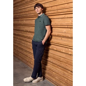 Kép 4/6 - Póló - jersey slub polo w. AOP 2505