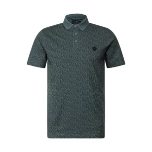 Kép 5/6 - Póló - jersey slub polo w. AOP 2505