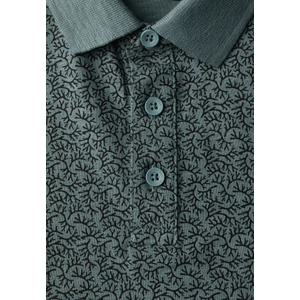 Kép 6/6 - Póló - jersey slub polo w. AOP 2505
