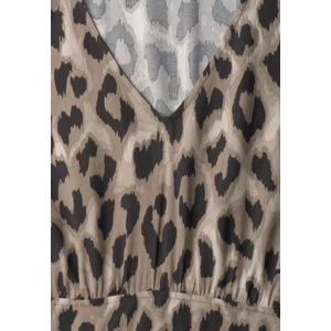 Kép 4/5 - Ruha - smock Detail Volant Dress_AOP - 2605