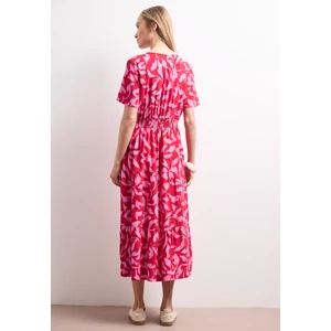 Kép 2/5 - Ruha - smock Detail Volant Dress_AOP - 2605