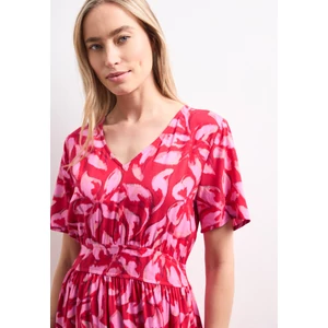 Kép 5/5 - Ruha - smock Detail Volant Dress_AOP - 2605