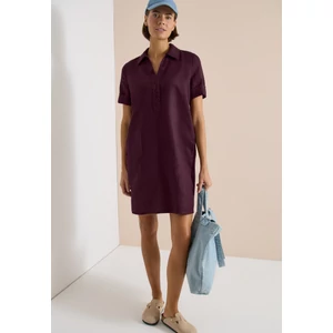Kép 3/7 - Ruha - Linen Solid Dress - 2604
