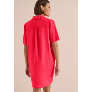 Kép 2/7 - Ruha - Linen Solid Dress - 2604