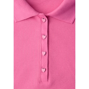 Kép 5/7 - Póló - LTD QR_Studio_rib polo shirt w - 26FS