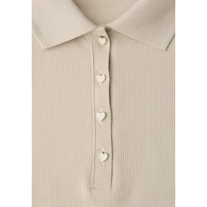 Kép 4/6 - Póló - LTD QR_Studio_rib polo shirt w - 26FS