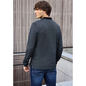 Kép 3/6 - Póló - structured polo w. longsleeve 2510