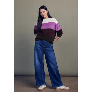 Kép 1/6 - OTLT Pulóver - fluffy sweater with stripes 2510