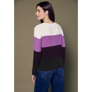 Kép 3/6 - OTLT Pulóver - fluffy sweater with stripes 2510
