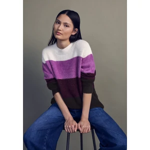 Kép 4/6 - OTLT Pulóver - fluffy sweater with stripes 2510