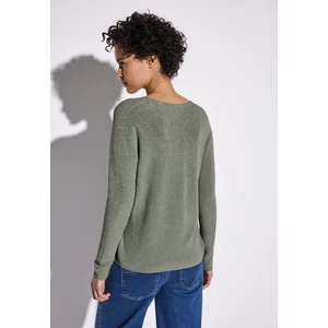 Kép 3/6 - Pulóver - LTD_QR_lurex v-neck sweater 2503