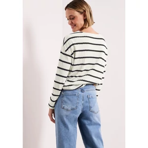 Kép 2/5 - Ing - striped knit look shirt - 2603