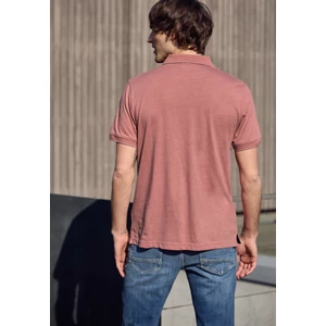 Kép 2/7 - Póló - LOS super soft melange zippolo - 26FS