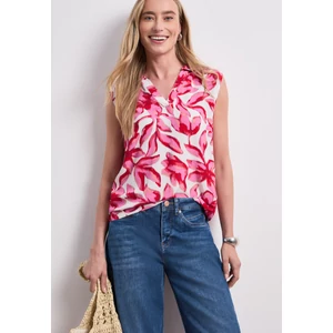 Kép 1/6 - Ing - printed mat-mix top w.collar - 2605