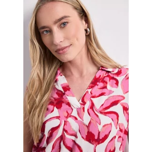 Kép 6/6 - Ing - printed mat-mix top w.collar - 2605